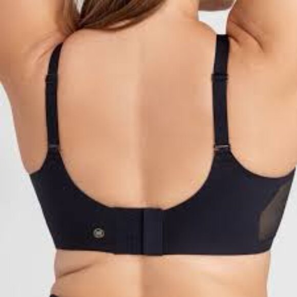 Honeylove Crossover Bra Black LARGE with Adjustable Straps - Picture 2 of 10